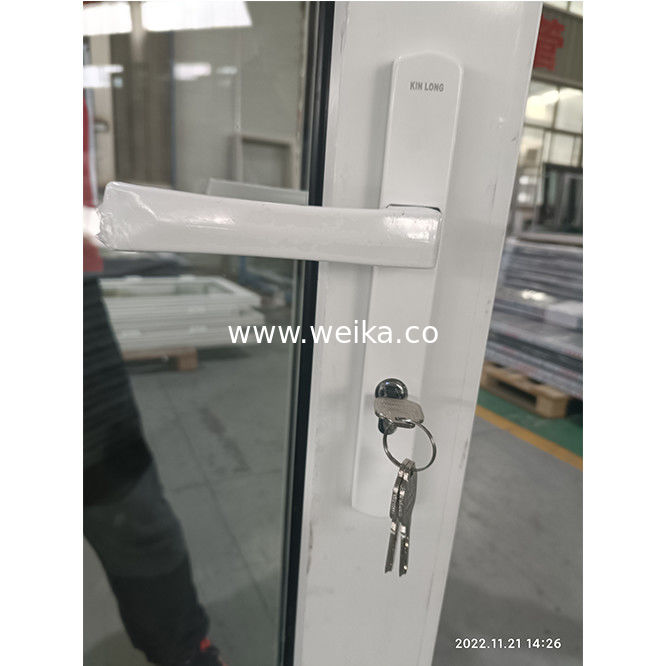 WEIKA New Style China Factory Dubbelglazen Moderne Venster Thermische Breuk Aluminium Swing Aluminium Deur