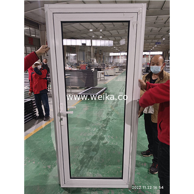 WEIKA New Style China Factory Dubbelglazen Moderne Venster Thermische Breuk Aluminium Swing Aluminium Deur