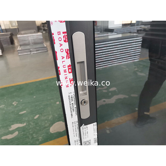 Geraffineerd glas Moderne schuifdeuren van de patio Aluminium grill Schuifvenster en deur