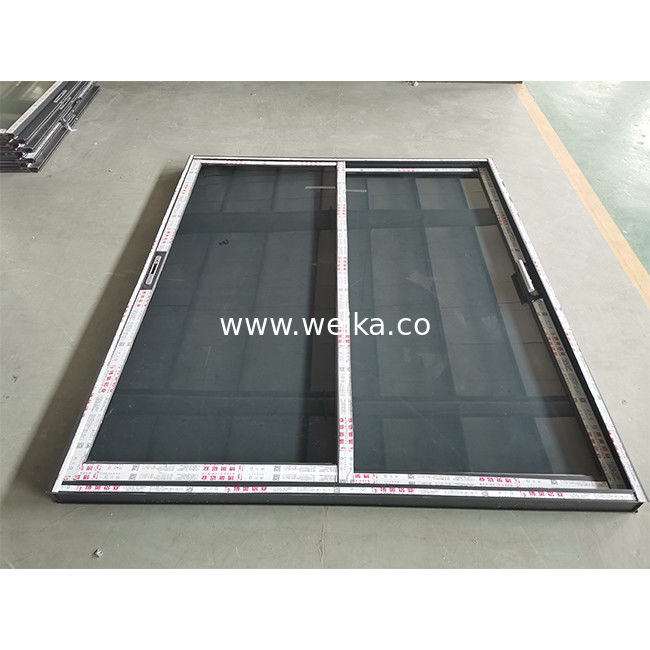 Geraffineerd glas Moderne schuifdeuren van de patio Aluminium grill Schuifvenster en deur