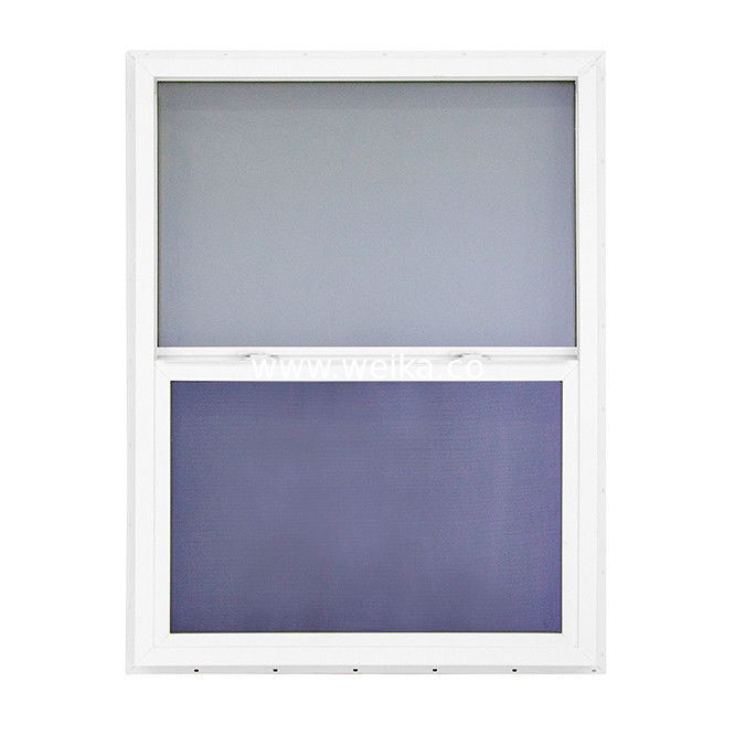 UPVC Single Hang Window All-body profielen en winddichte functie met aanpasbaar esthetisch ontwerp