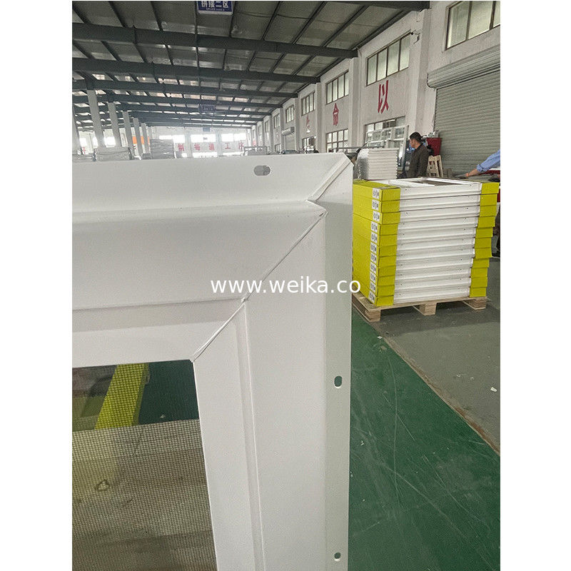 Double glazen PVC-schuifvensteroplossingen 58mm/65mm/80mm/82mm Profielserie en gehard glasontwerp