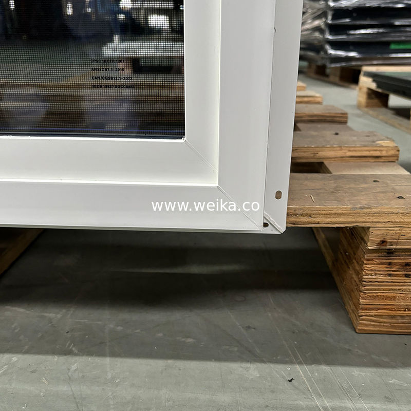 Mosquito-proof UPVC-schuifvenster met maas voor tropisch klimaat Custom 30x30 UPVC-schuifvenster voor compacte keukenventilatie