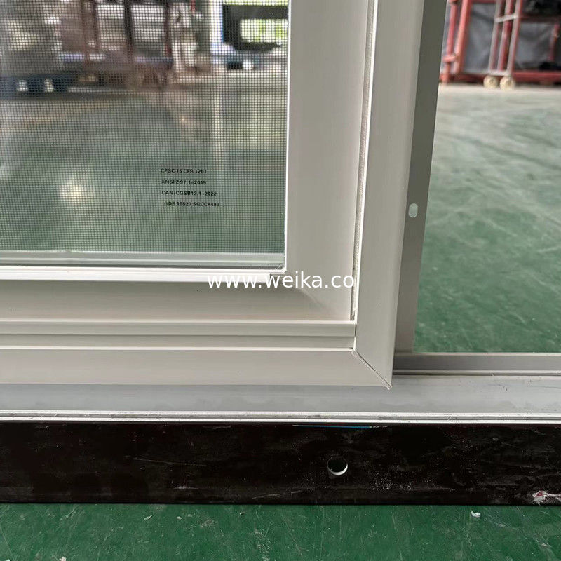 Uitstekende weerbestandheid Goede corrosiebestandheid UPVC dubbel gehangen raammonster aanvaard