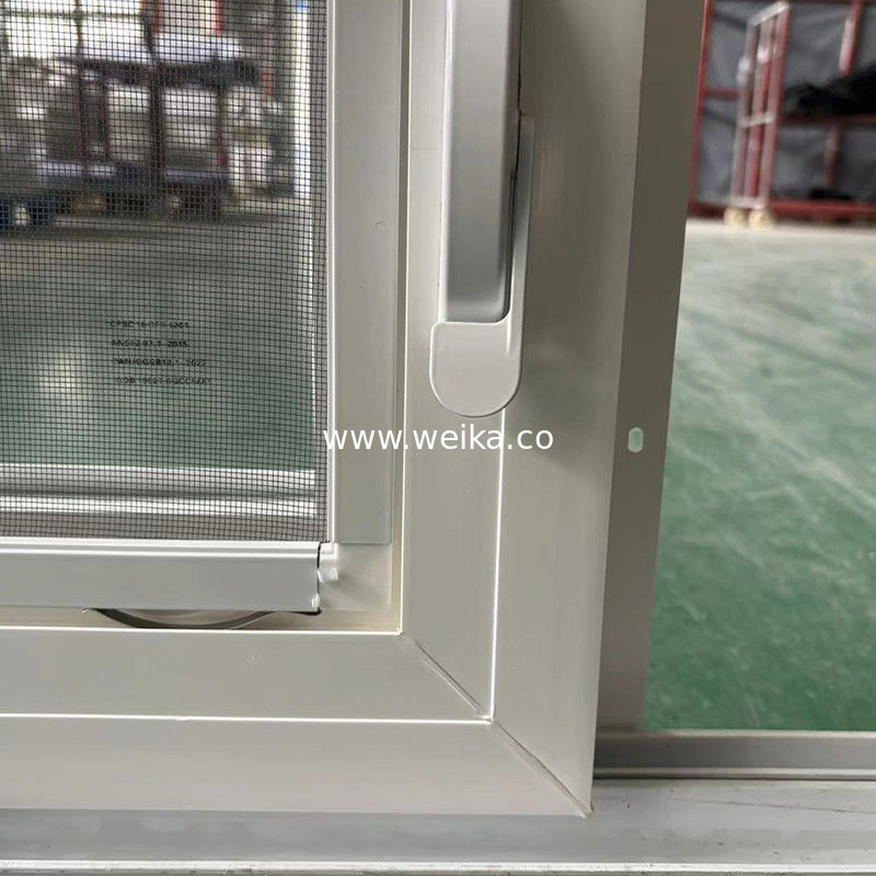 Arctische UPVC-handkraak-tophang-awning-venster stormbestendige ventilatie en AI-ready-controle
