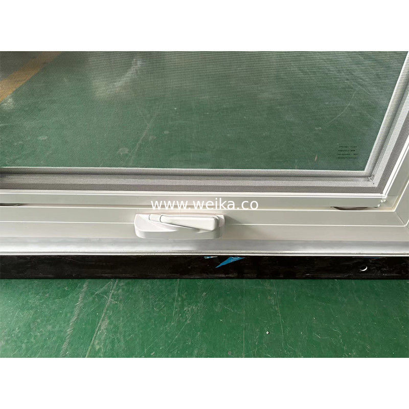 Arctische UPVC-handkraak-tophang-awning-venster stormbestendige ventilatie en AI-ready-controle