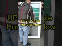 het vinyl gehangen venstersdubbel verglaasde aangemaakte glasvensters