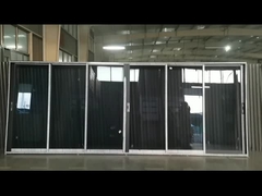 Commerciële aluminium schuifvenster en deur 6 deur ventilatoren groot