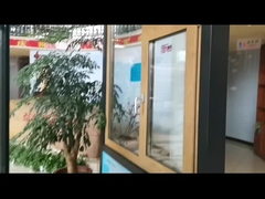 ODM Casement Aluminium Tilt And Turn Windows Houtkorrel kleur