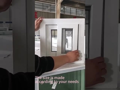 Eenvoudig schuifprofiel UPVC huisvensters met dubbele beglazing voor balkon