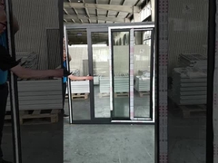 Moderne schuifdeuren voor de patio Aluminium grill Schuifvenster en deur
