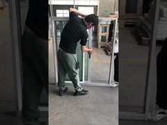 WEIKA aluminium kleuren touch schuifvenster dubbel glas mobiele huis