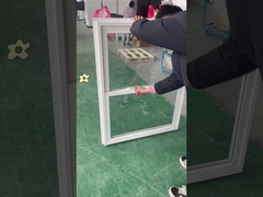78-serie Upvc Double Hang Window 3,0 inch frame Amerikaanse stijl