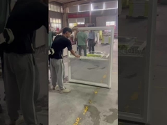 American Style Vinyl UPVC Single Hang Window Custom Size Windows Leverancier