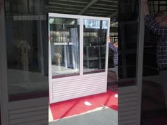 Geluidsdichte glazen vaste venster met airconditioning ventilatie decoratief muurpaneel systeem