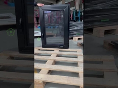 Precision Engineering UPVC vinyl zwart krukvenster handkasement Amerika ramen