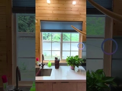 WEIKA serie 82 uPVC Single Hang Windows Echte installatie