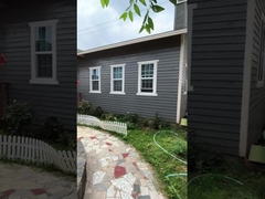 WEIKA 82 uPVC Enkele Draairamen Geïnstalleerd in Zonnige Hut